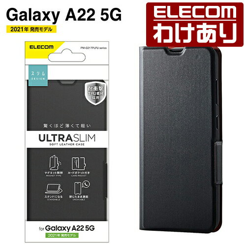 GR Galaxy A22 5G (SC-56B) p \tgU[P[X ^ Εt MNV[a21 5G \tgU[ P[X Jo[ 蒠^ UltraSlim Eg X ubNFPM-G217PLFUBK ō3300~ȏ  [󂠂][GR킯Vbv][c]