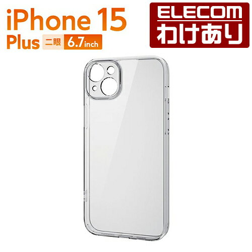 쥳 iPhone 15 Plus  ϥ֥åɥ ˸ iPhone15 Plus 2 6.7  ϥ֥å  С ˸ݸ ꥢ PM-A23BHVCKKCR ǹ3300߰ʾ̵[][ELECOM쥳櫓ꥷå][ľ]