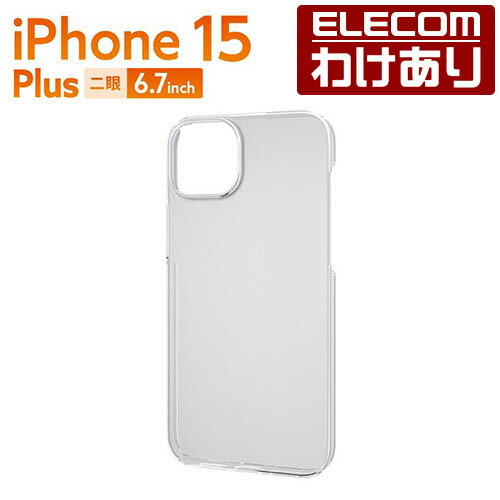 쥳 iPhone 15 Plus  TOUGH SLIM LITE 륯ꥢ iPhone15 Plus 2 6.7  ϥ֥å  С ե饤 ȥåץ° ꥢ PM-A23BTSLACR ǹ3300߰ʾ̵[][ELECOM쥳櫓ꥷå][ľ]