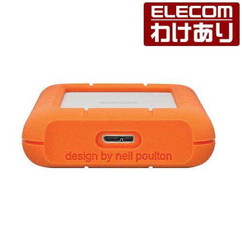 【訳あり】【国内正規代理店】ラシー LaCie Rugged Mini 5TB IP67の防水・防塵、耐衝撃で使用シーンを選ばず、快適な高速データ転送を実現する ポータブル ハードディスク STJJ5000400 【税込3300円以上で送料無料】[訳あり][ELECOM：エレコムわけありショップ][直営] 画像2