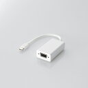【訳あり】エレコム 変換アダプタ Mini DisplayPort-VGA Macに最適 ホワイト AD-MDPVGAWH 【税込3300円以上で送料無料】[訳...