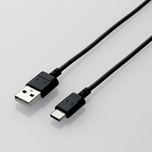 【訳あり】エレコム スマホ 用 Type-C USBケーブル USB2.0ケーブル 極細 Type-C USB-A タイプC スマートフォン ケーブル スリム 0.7m ブラック MPA-XACX07BK 【税込3300円以上で送料無料】[訳あり][ELECOM：エレコムわけありショップ][直営]