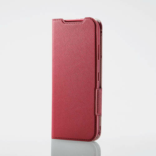 【訳あり】エレコム あんしんスマホ KY-51B 用 あんしんスマホ ソフトレザーケース 薄型 磁石付 ソフトレザー ケース カバー 手帳型 手帳型 デイープピンク PM-K211PLFUJPND 【税込3300円以上で送料無料】[訳あり][ELECOM：エレコムわけありショップ][直営]