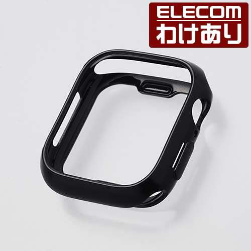 【訳あり】エレコム Apple Watch 42mm 用 ソフトバンパー AppleWatch 42 ハード バンパー カバー ブラック AW-24BBPUBK 【税込3300円以上で送料無料】[訳あり][ELECOM：エレコムわけありショップ][直営]