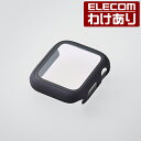 【訳あり】エレコム Apple Watch 40mm 用 フルカバーケース プレミアムガラス 反射防止 AppleWatch 40 フルカバーケース プレミアム...