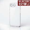 【訳あり】エレコム iPhone 16e 用 ハイブリッドケース 極限Plus メタルステッカー付 iPhone16e ハイブリッド ケース カバー クリア P...