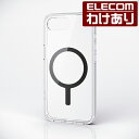 【訳あり】エレコム iPhone 16e 用 ハイブリッドケース MAGKEEP iPhone16e ハイブリッド ケース カバー ブラック PM-A25SMA...