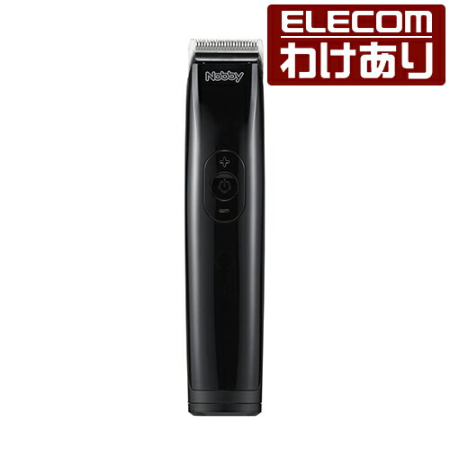 樂天商城 - 【訳あり】エレコム バリカン Nobby DCモーター サロン向け ブラック NBT90-K 【税込3300円以上で送料無料】[訳あり][ELECOM：エレコムわけありショップ][直営]