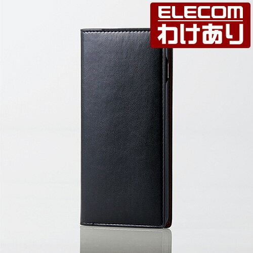 エレコム Galaxy S10+ 用 ギャラクシー エス10プラス GalaxyS10+ ソフトレザーケース イタリアン(Coronet) ソフトレザー ケース カバー 手帳型 ネロ スマホケース：PM-GS10PPLFYILB【税込3300円以上で送料無料】[訳あり][エレコムわけありショップ][直営]