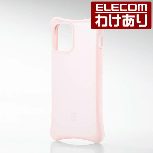 エレコム iPhone 12 mini 用 ハイブリッド ケース finch ふんわりホールド アイフォン 12 ミニ 新型 iPhone12 mini iPhone 2020 5.4 インチ ハイブリッド ケース カバー ピンク：PM-A20AHVHH2PN【税込3300円以上で送料無料】[訳あり][エレコムわけありショップ][直営]
