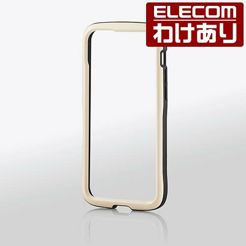 エレコム iPhone 12 / iPhone 12 Pro 用 ハイブリッド ケース TOUGH SLIM LITE バンパー iPhone12 / iPhone12 Pro ハイブリッド バンパー ケース カバー タフスリム アイボリー：PM-A20BTSLBIV【税込3300円以上で送料無料】[訳あり][エレコムわけありショップ][直営]