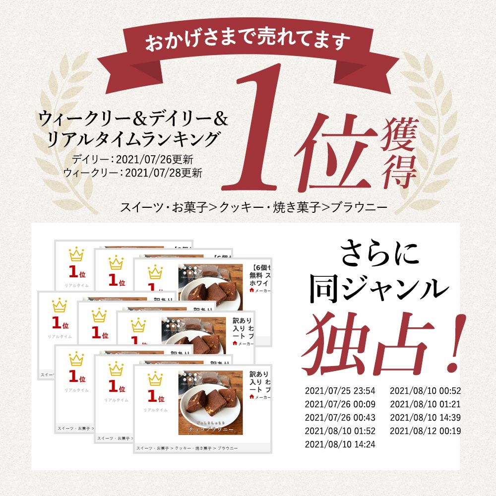 お菓子 ブラウニー ずっしりしっとり チョコブラウニー 6個 セット　送料無料 わけあり ワケあり 1000円 ポッキリ 訳あり スイーツ 洋菓子 チョコレート ブラウニー 詰め合わせ グルメ 大人のおやつ クーベルチュール くるみ 個包装 TSG