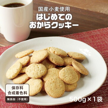 はじめてのおからクッキー 500g 訳あり スイーツ 送料無料 おからクッキー 訳ありスイーツ クッキー ダイエット お菓子 ダイエット食品 置き換え 満腹感 ダイエットスイーツ お試し ワケあり わけあり メール便A TSG
