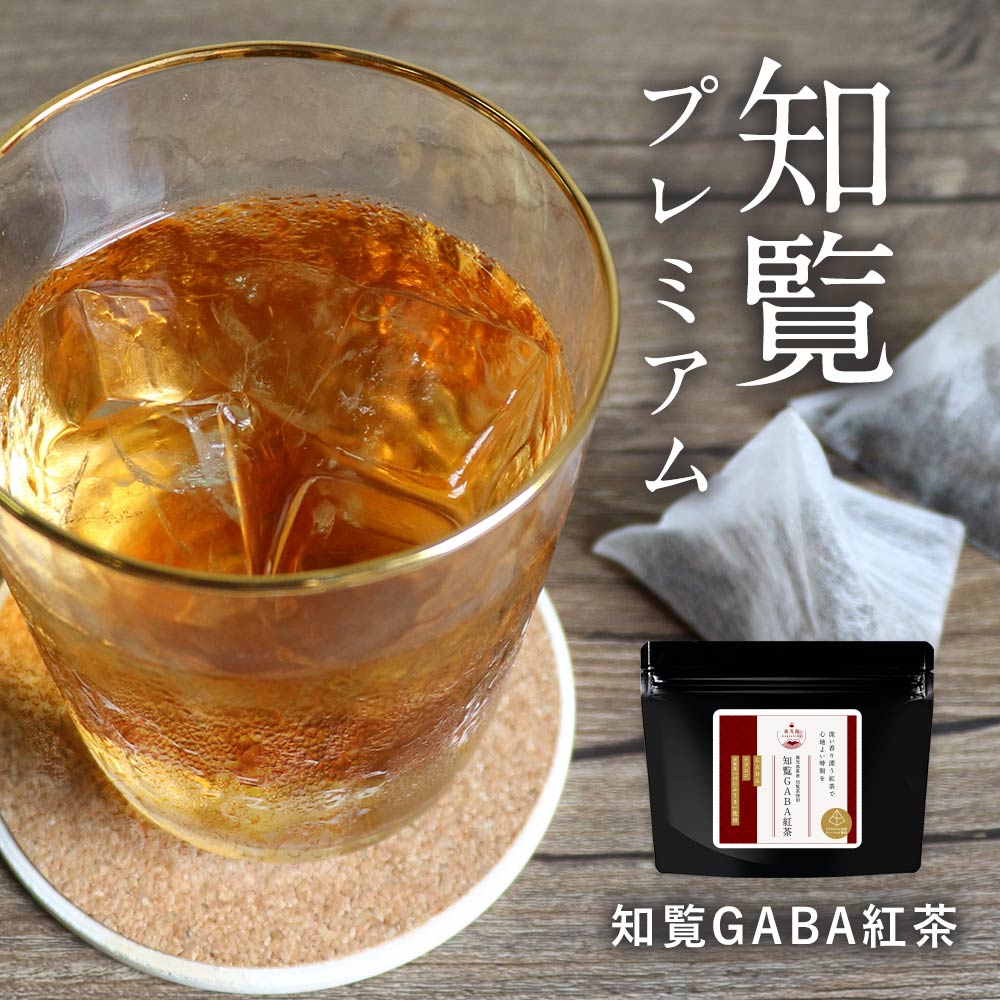 【ポイント10倍】知覧GABA 紅茶 25包　国産 ギャバ茶 GABA茶 ギャバ 茶 知覧茶 鹿児島県産 健康茶 紅茶 ティーバッグ リラックス テアニン 安眠 ダイエット 飲みやすい お茶 レビュー特典