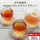 ＼LINEお友達登録で20％OFFクーポン獲得／mama+ 選べる ブレンド ハーブティー 30包（30回分）　厳選13種類 ノンカフェイン 無添加 無着色 無香料 ルイボス カモミール ローズヒップ 妊婦 授乳期 妊活 産後 育児 鉄分 カルシウム プレゼント 出産祝い 送料無料