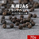 【商品名】ORGANIC BLACK PEPPER 【名称】黒こしょう（ホール） 【原材料】有機黒こしょう（カンボジア産） 【内容量】70g 【保存方法】直射日光、高温多湿を避けて保存してください。 【賞味期限】別途商品ラベルに記載 【販売者】株式会社 オーガランド　〒899-4341 鹿児島県霧島市国分野口東1294番1 【製造者】株式会社ミタカ 熊本県宇城市豊野町山崎2188-5 【その他】※開封後は賞味期限にかかわらずお早めにお召し上がりください。 【お召し上がり方】ミルでお好みの粗さに挽いてサラダ、肉料理等にご使用ください。 【広告文責】株式会社 オーガランド　（0995-55-5311） 【生産国】日本 【区分】食品 【関連ワード】ブラックペッパー 黒胡椒 有機JAS カンポットペッパー ホールペッパー