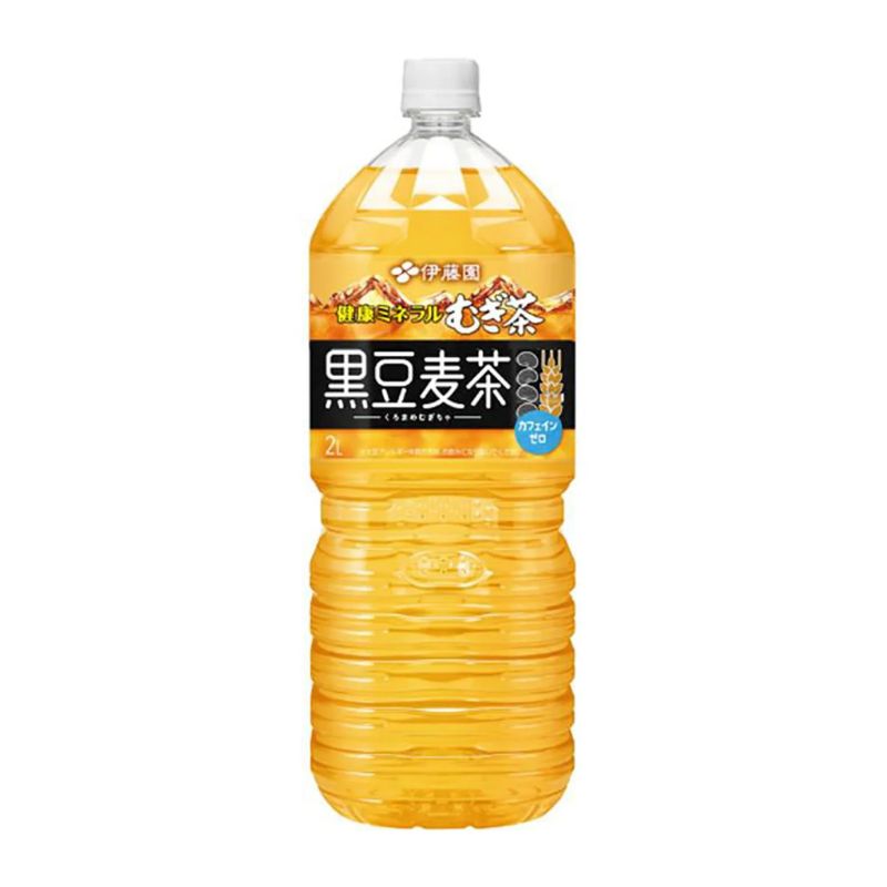 [6本]伊藤園 健康ミネラルむぎ茶 黒豆麦茶　2L　賞味期限2026.12.31