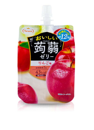 [6個]たらみ おいしい蒟蒻ゼリー りんご味150g 賞味期限2022.02.05以降