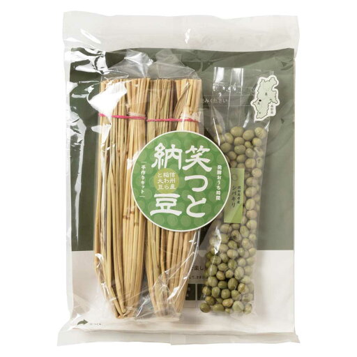 わらむ 笑つと納豆手作りキット 青大豆(シバキリ) 長野県の稲わら+大豆で自分で本物の納豆を作ろう 消費期限:2025年10月 わらむ 笑つと納豆手作りキット 青大豆(シバキリ) 長野県の稲わら+大豆で自分で本物の納豆を作ろう 消費期限:2025年10月