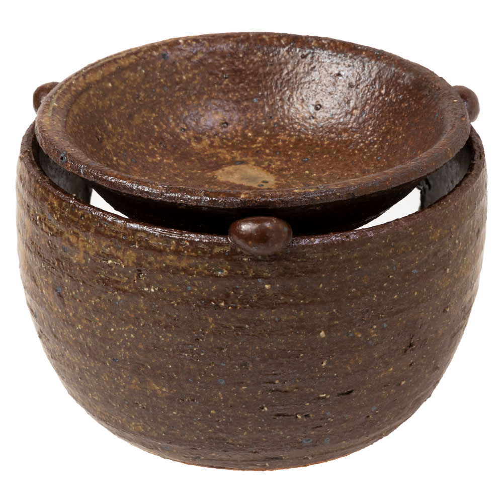 備前茶香炉 K4751 茶葉の香りを楽しむアロマグッズ Tea incense burner