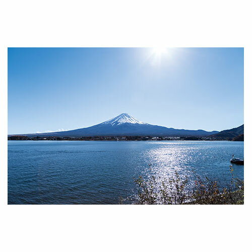富士山ポストカード　河口湖から富士山を望む (YN-003)　当店オリジナル写真絵はがき