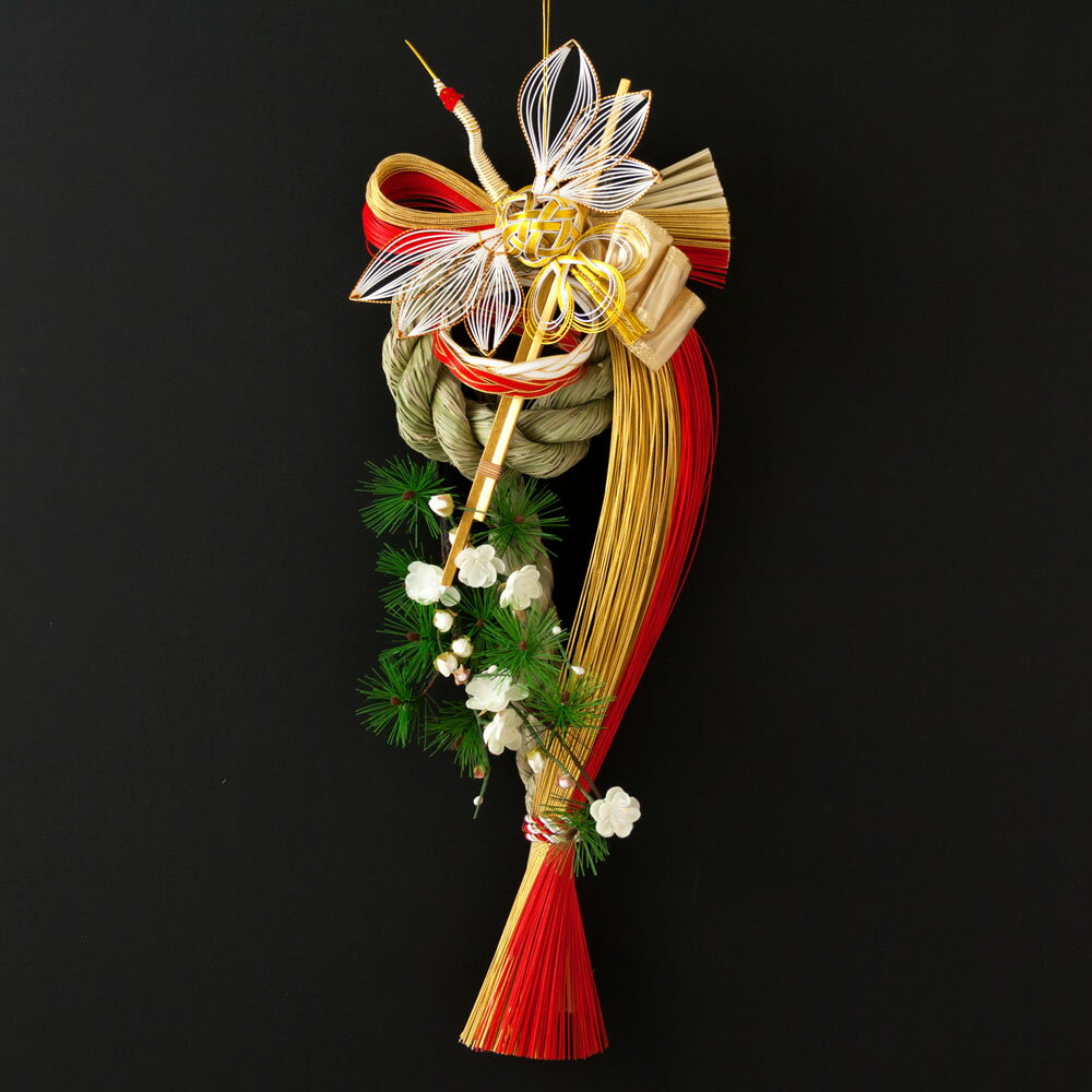 @A@|Y@ጎԁ@߉ؗsi邩悤j@V싛̐@10000TCY@a_Ȍ֏@GgXɂ@{̂Ȃ[X@Japanese New Year decoration made of straw