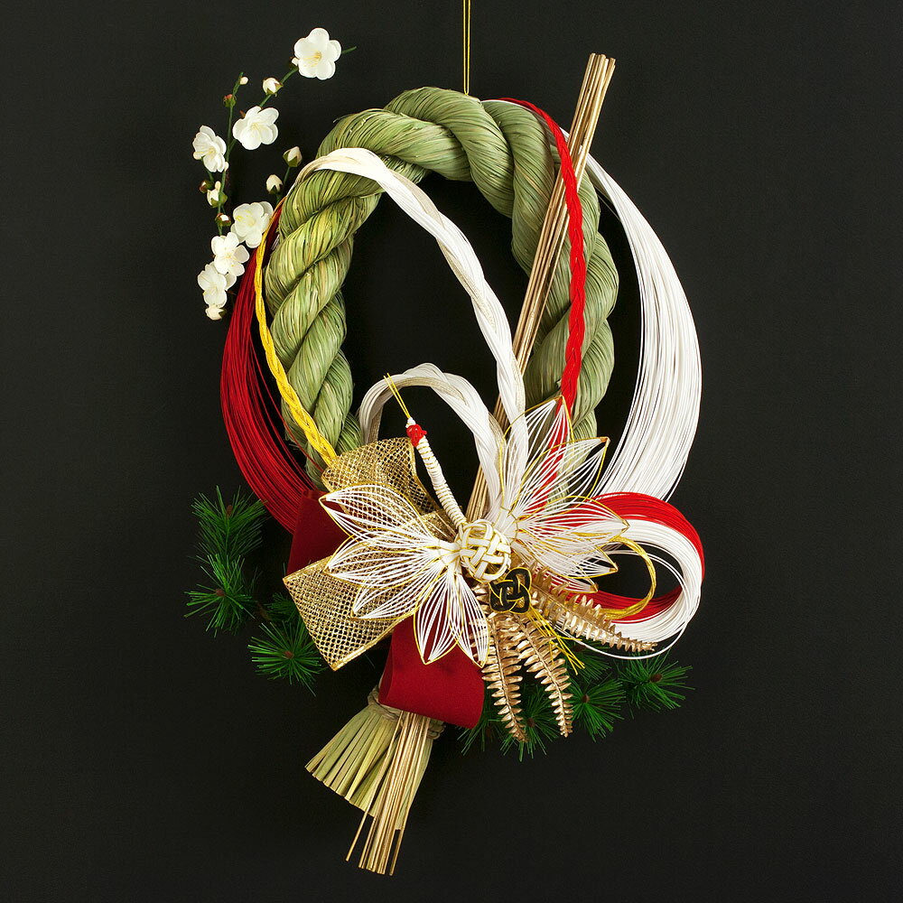 @A@|Y@ጎԁ@`i܂j@V싛̐@25000TCY@a_Ȍ֏@GgXɂ@{̂Ȃ[X@Japanese New Year decoration made of straw