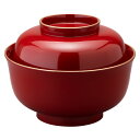 蓋付きお椀　雑煮椀　金箔　松竹梅　朱 (4T-517)　石川県の工芸品　Bowl with a lid, Gold leaf Shouchikubai, Japanese lacquerware