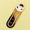 ブックマーカー（しおり）　読書9　トランプ (BM-09)　ポタリングキャット　Cat bookmark, Pottering cat