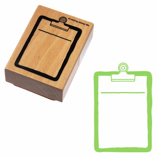 アイラブスタンプ　クリップボード (1634-001)　みんなの好きをスタンプにしました　ラバースタンプ　こどものかお　Rubber stampのサムネイル