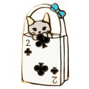 ピンズコレクション トランプバッグ2 (PZ-55) ポタリングキャット Cat pins, Pottering cat