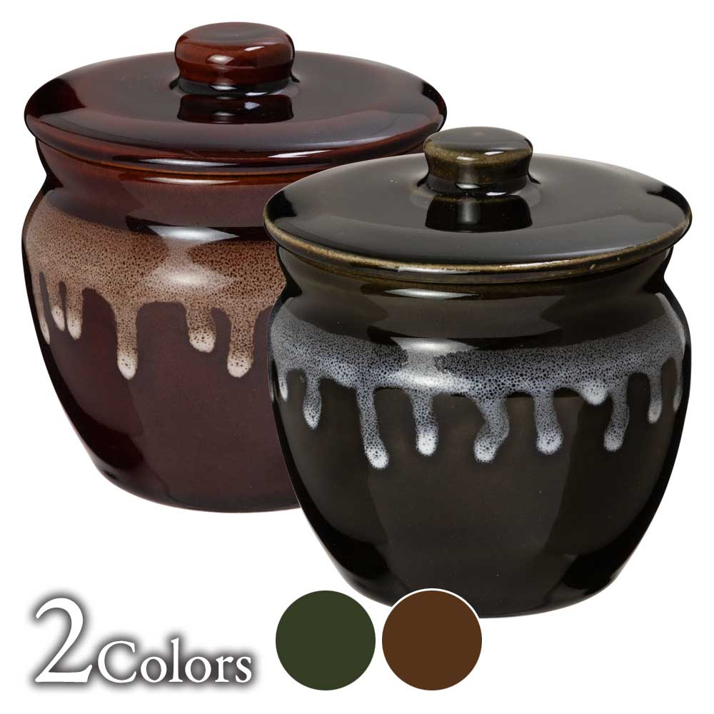 食品・調味料陶製容器　2号カメ　美濃焼　磁器　高さ10cm　容量240ml　岐阜県の工芸品