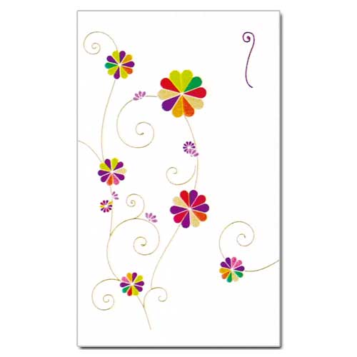 和詩倶楽部　オリジナルぽち袋　菊蔓　3枚入 (PB-029)　お年玉袋　心づけ