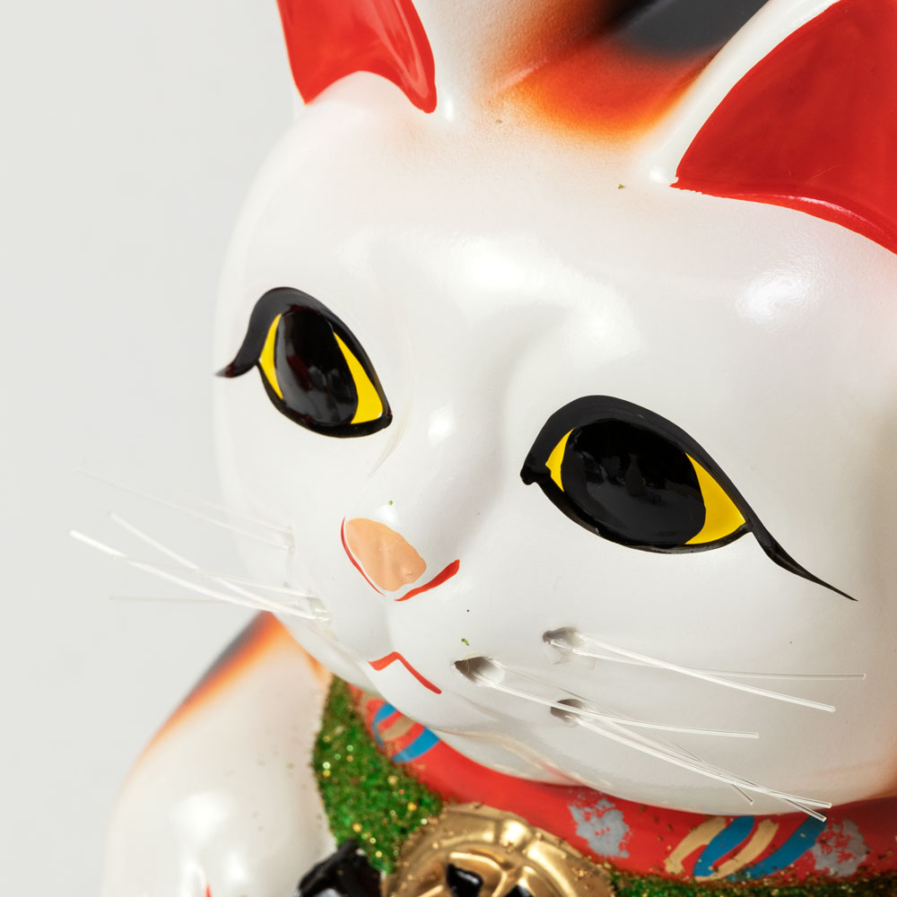 常滑焼招き猫 大入猫8号 (3167-2-86) 愛知県の工芸品 Tokoname-yaki Lucky cat