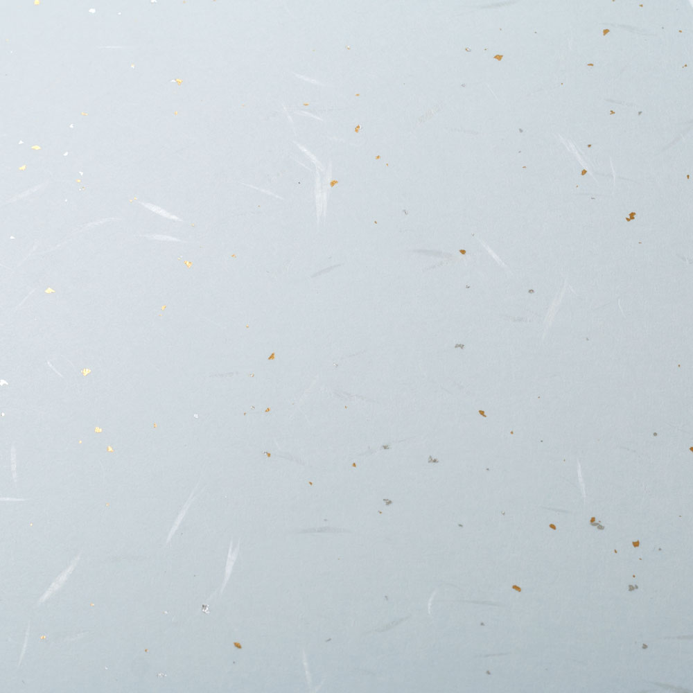 和紙包装紙5枚セット 空色 月華ニューカラー四六版半裁サイズ