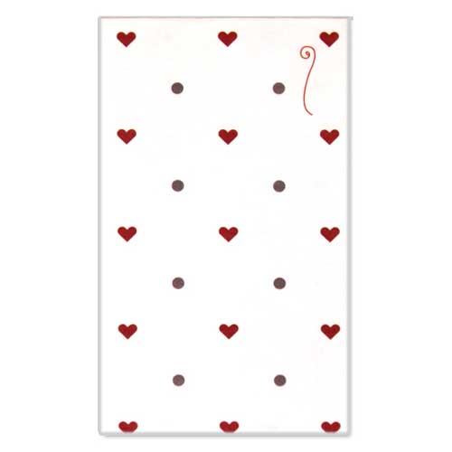 和詩倶楽部　オリジナルぽち袋　ハート紋　3枚入 (PB-047)　お年玉袋　心づけ　※在庫限り