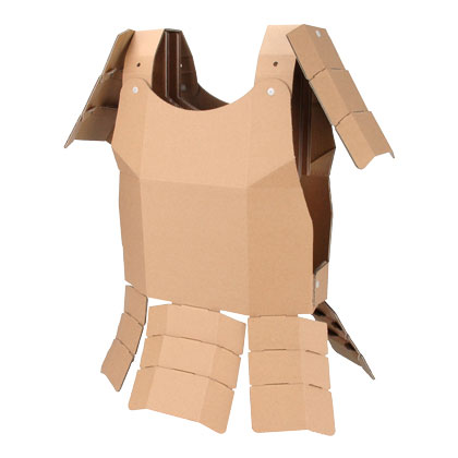 なりきりシリーズ ダンボール武者甲冑 対象年齢6歳から12歳 端午の節句の鎧組み立てキット ハロウィン コスプレ 仮装に Cardboard armor kit