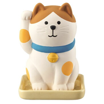 concombre しっとり壺 まねき猫 茶 (ZCB-92055) 電源不要ミニ加湿器 Mini humidifier