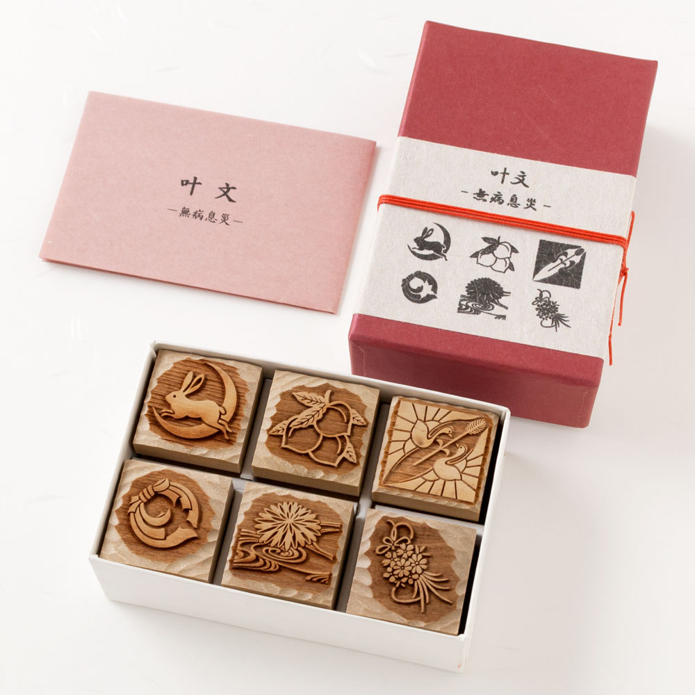 餫ߡǥץåȡʸ̵©ҡ6ꡡܤιʡKarakami woodblock stamp set