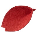 百道発信 花びらコースター 赤 (IKI-1470) 15.5×11.5cm 福岡県の布製品 Fabric coaster Fukuoka craft