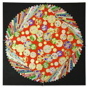 民芸千代紙セット・特大 19.5×19.5cm 24枚入り(千代紙12+和紙色紙12枚)
