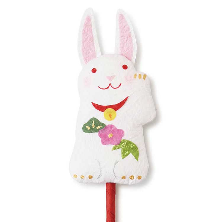 ߂ł@߂ł_@K@@VNjåxu@New Year decoration, Japanese zodiac rabbit