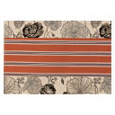 百道発信　小町　ランチョンマット　レンガ (IKI-1501)　45×31cm　福岡県の布製品　Fabric place mat, Fukuoka craft