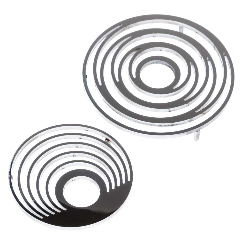 かねよし　水紋ホルダー　2個組　ペン立て　歯ブラシスタンド　ステンレス製　かねよし×共立女子大学コ..