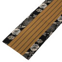 百道発信 小町 ランナークロス カラシ (IKI-1504) 150×27cm 福岡県の布製品 Fabric table runner Fukuoka craft