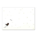 【封筒】此の先封筒 黒ねこ (ID-010) 同柄5枚入 和詩倶楽部 Envelope Washi-club