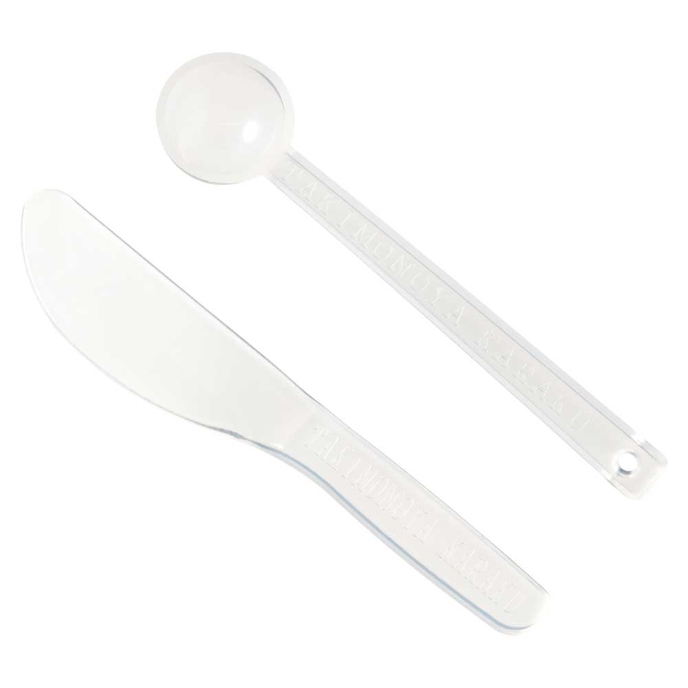 薫物屋香楽 計量スプーン・ヘラセット(小) 少量の手づくりお香の原料の計量・調合に