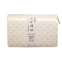 SAIEN ケース付き乙女懐紙 Omekashi (No.3515) 20枚入り シール付き 伊予和紙 17.5×14.5cm 和柄 和風 茶道具