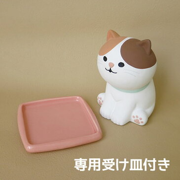 DECOLE 潤いマスコット おすわりアニマル みけ (AG-92113) 電源不要ミニ加湿器 Mini humidifier
