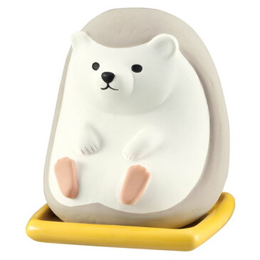 DECOLE 潤いマスコット おすわりアニマル はりねずみ (AG-92116) 電源不要ミニ加湿器 Mini humidifier